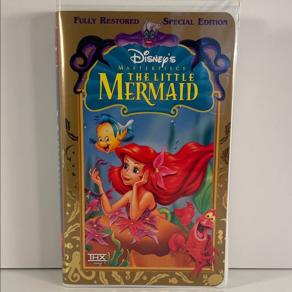 Disney's The Little Mermaid Special Edition VHS - Red and Blue
